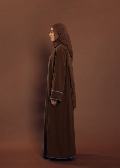 Blue Stitch Abaya