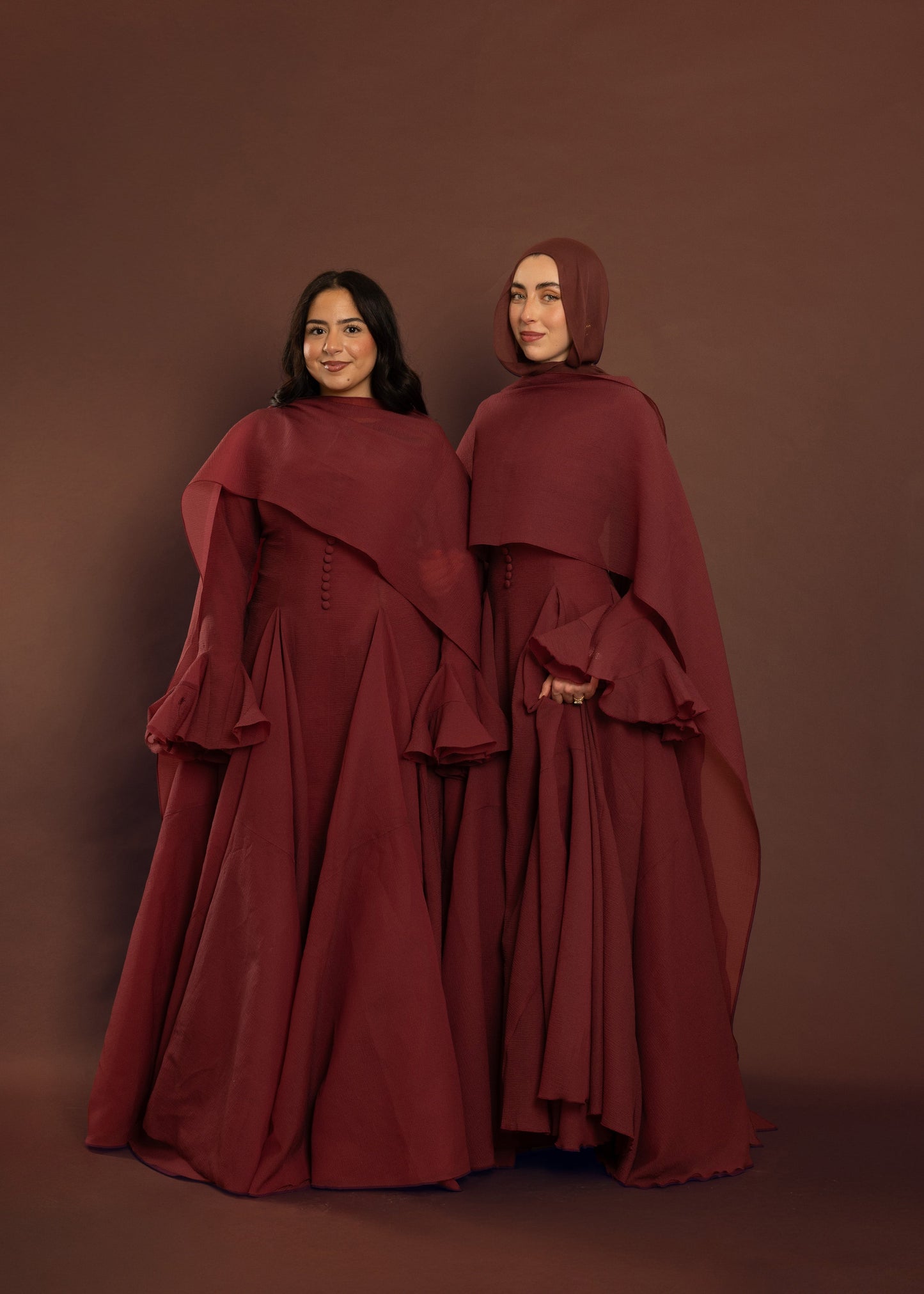 Deep Red Yasmin Gown