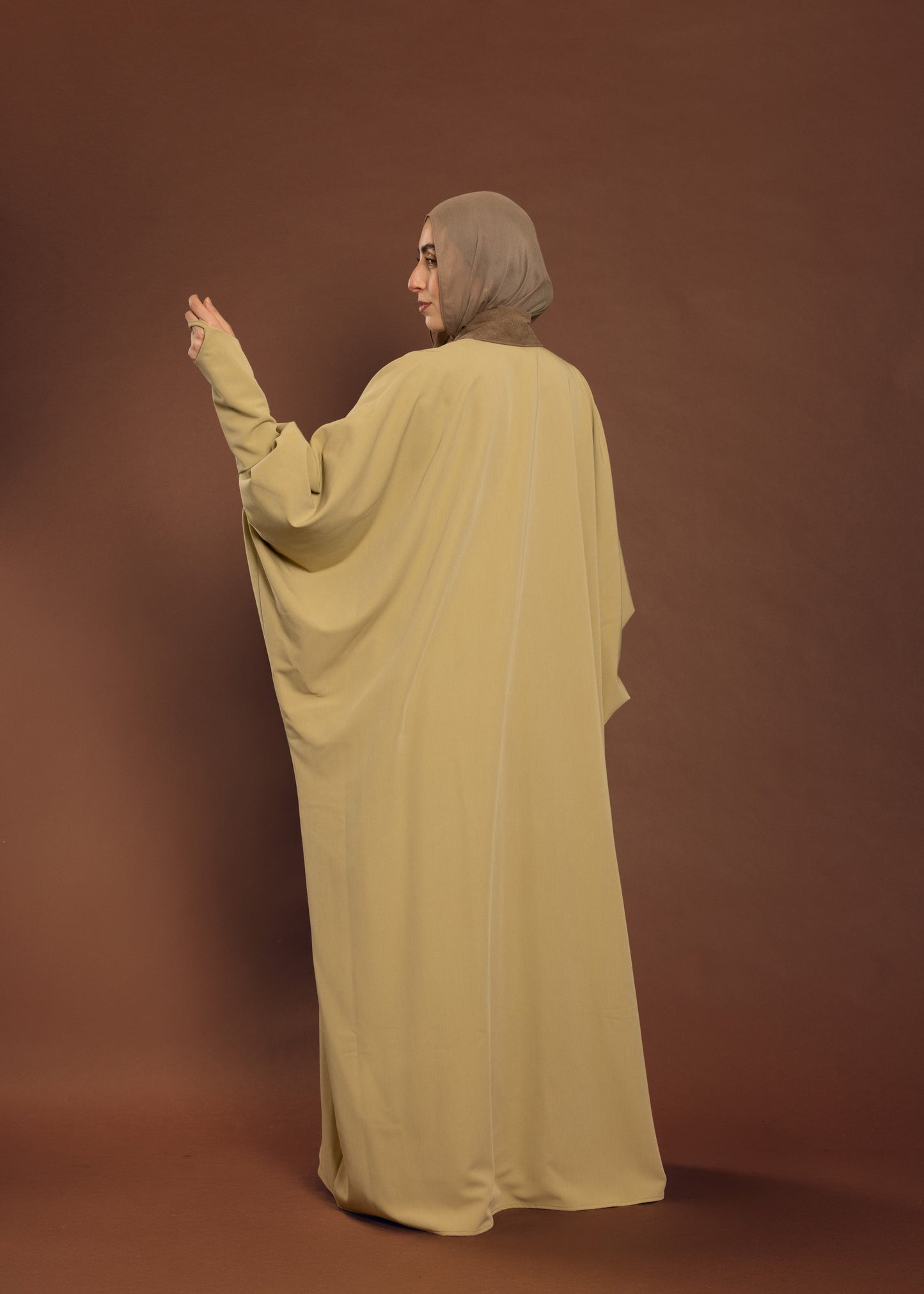 Desert Khaki Loop Abaya