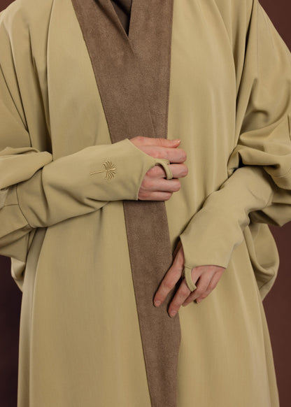 Desert Khaki Loop Abaya