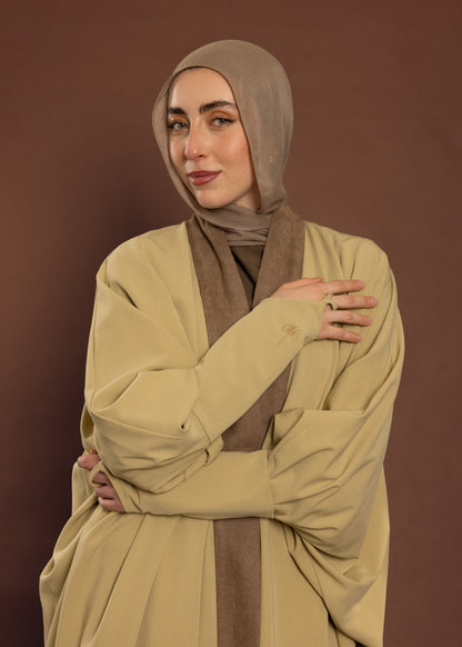 Desert Khaki Loop Abaya
