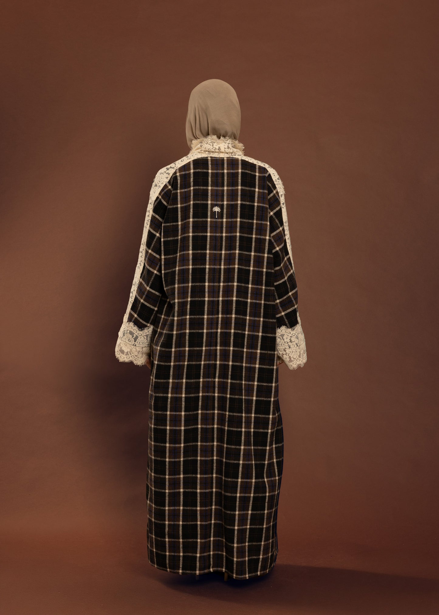 Espresso Lace Abaya