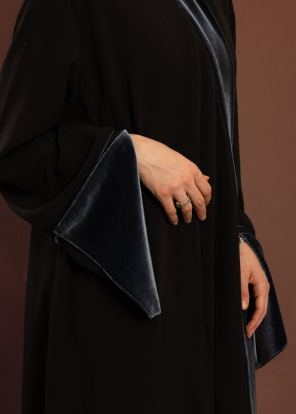 Navy Beaded Kimono