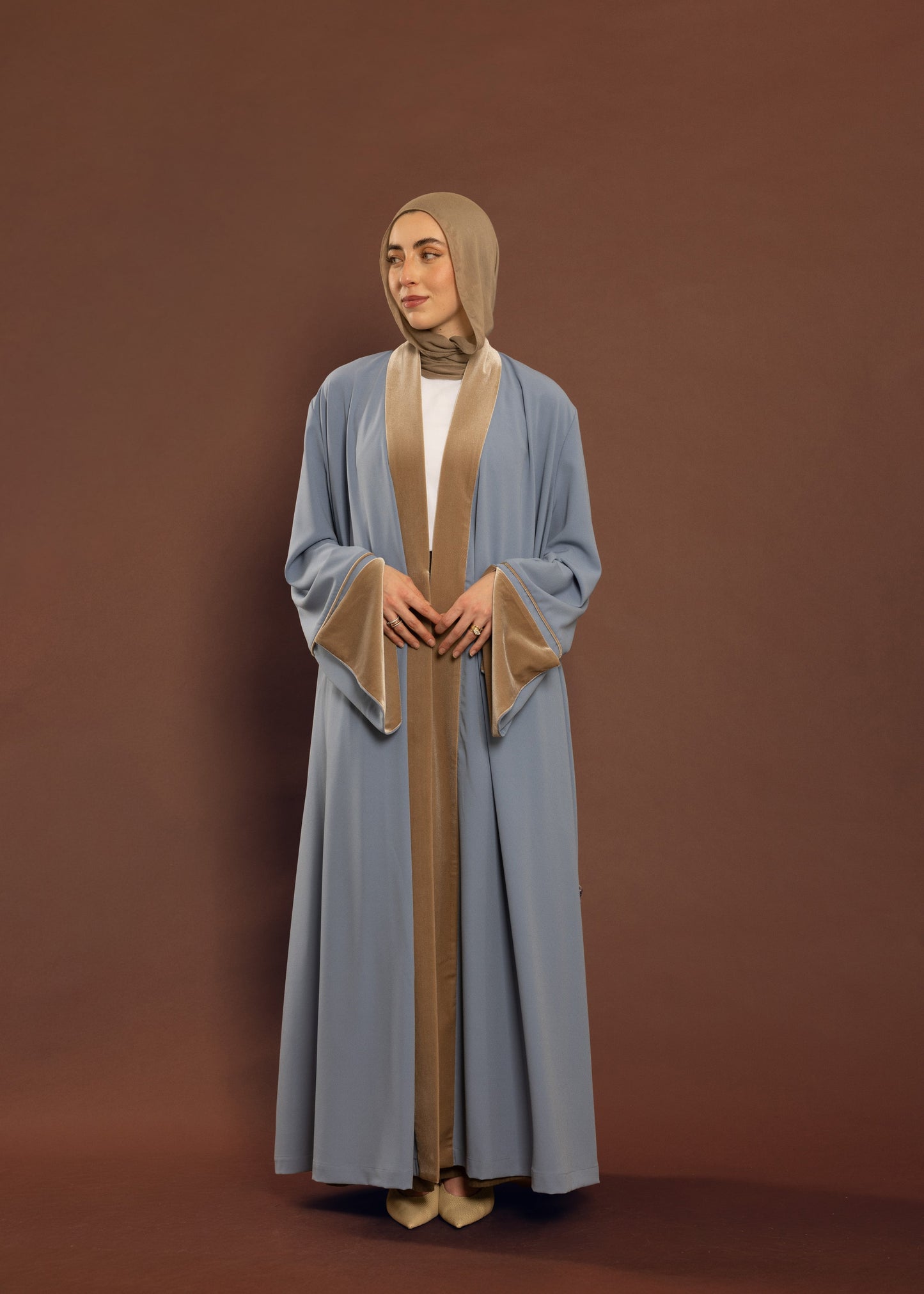 Camel Beaded Kimono