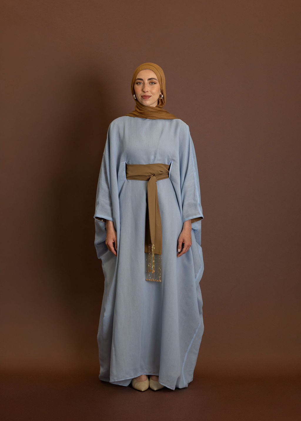 Mist Beaded Kaftan
