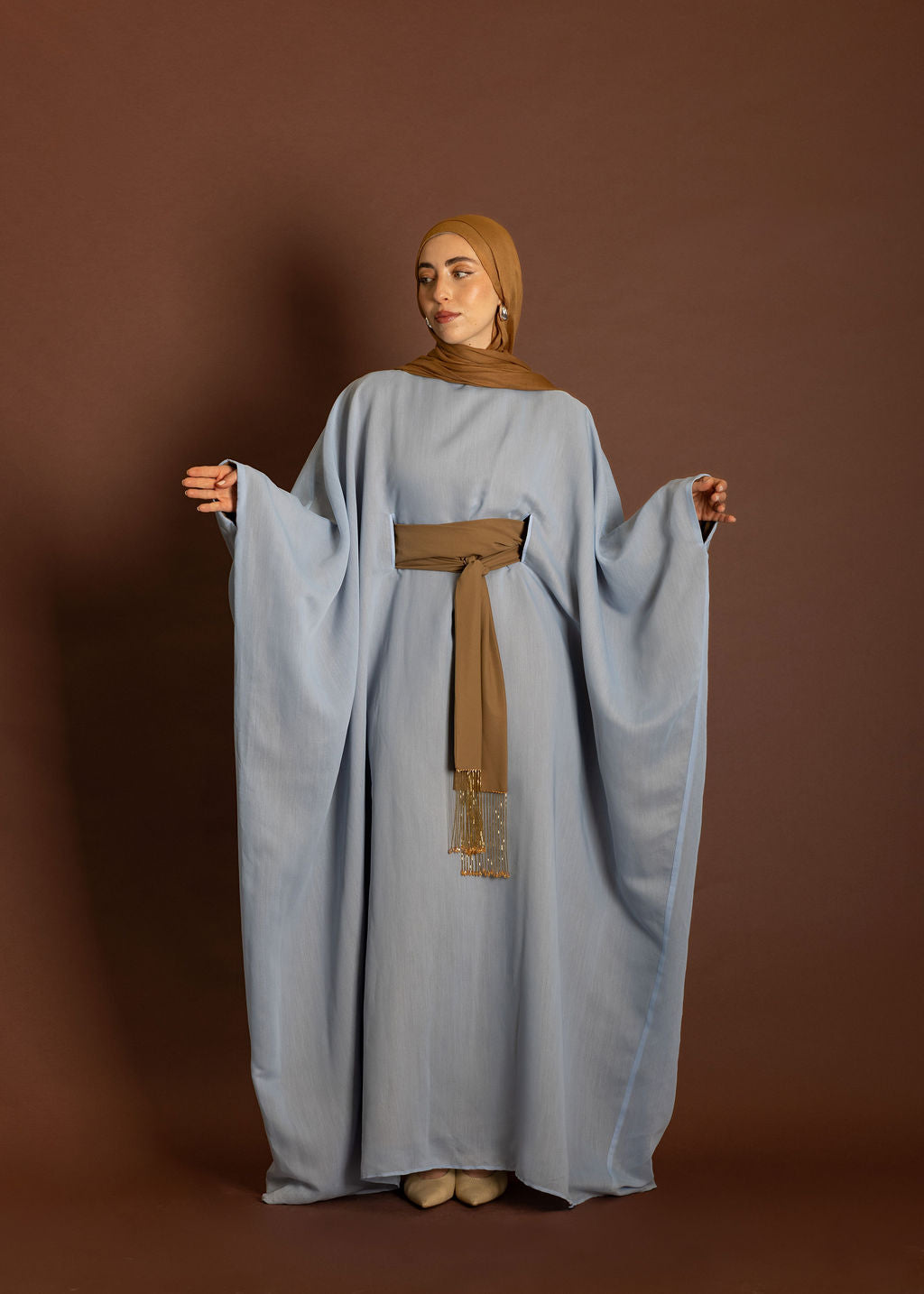 Mist Beaded Kaftan