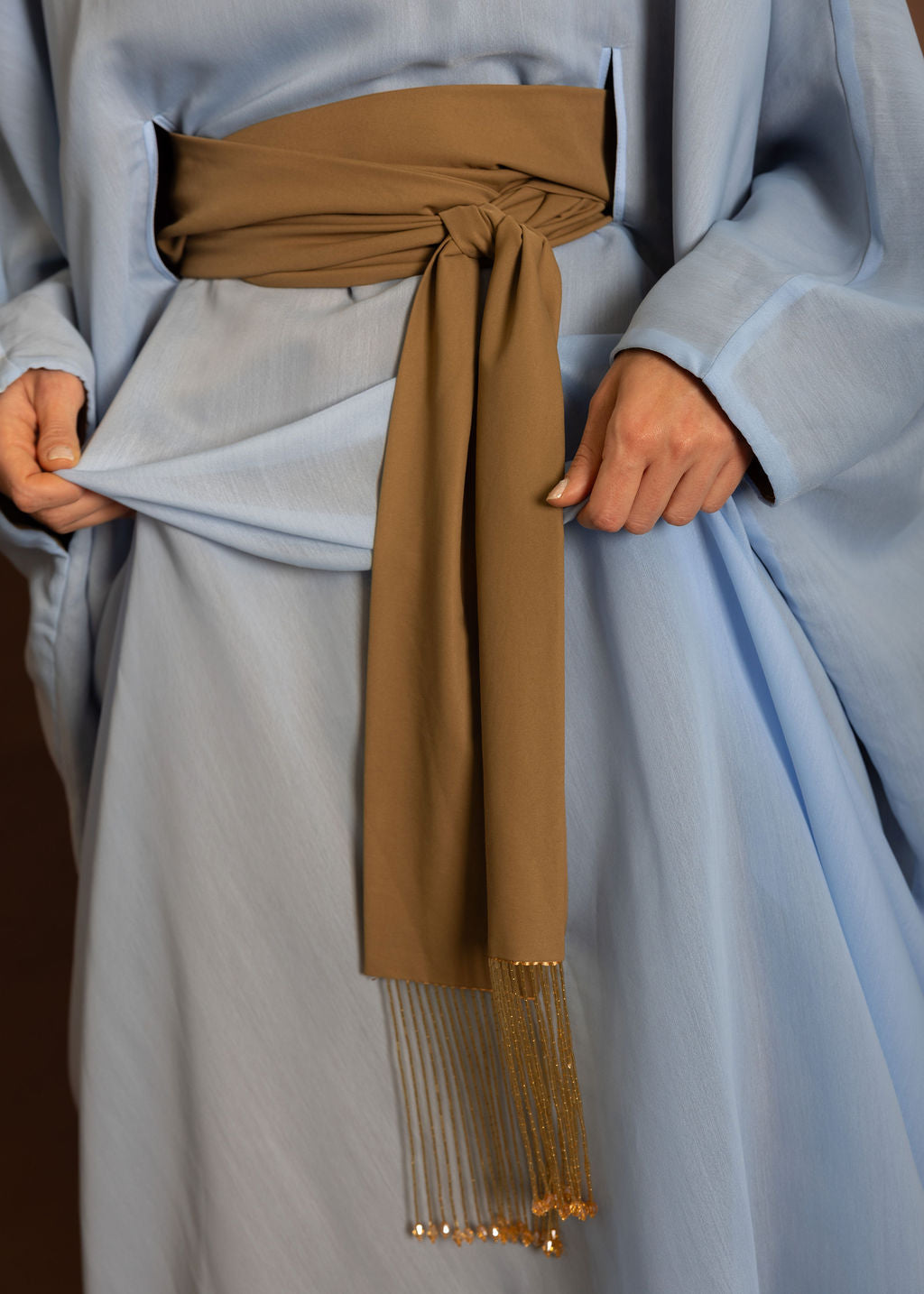 Mist Beaded Kaftan